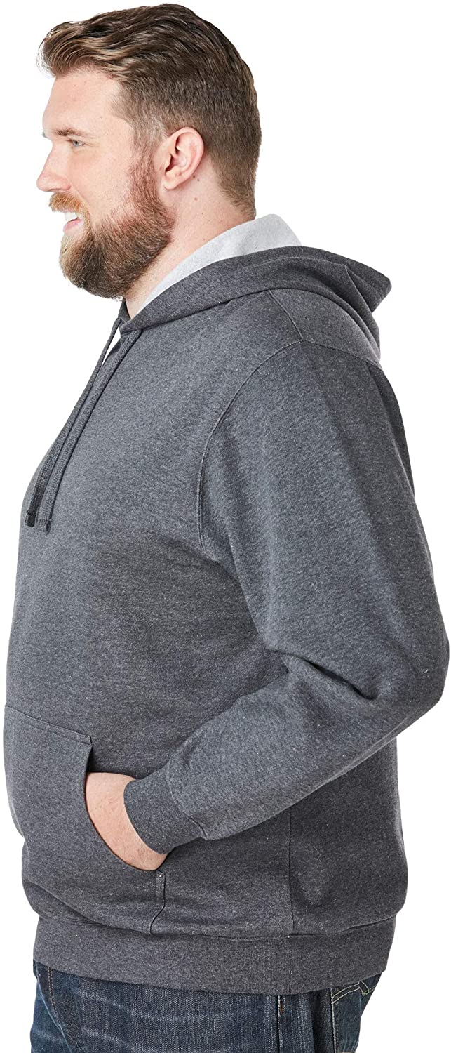 KingSize Men's Big & Tall Fleece Pullover Hoodie 