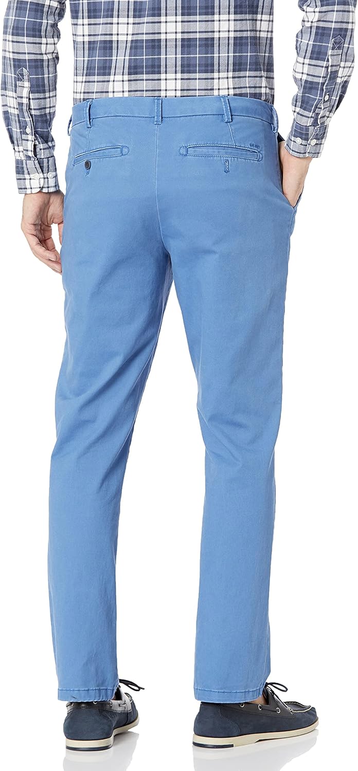 IZOD Men's Saltwater Stretch Flat Front Straight Fit Chino Pant 