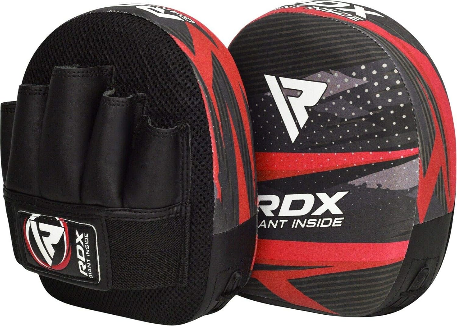 Youth Hook and Jab Target Focus Mitts with Punching Gloves Junior Hand Shield for MMA Muay Thai Martial Arts RDX Kids Boxing Pads and Gloves Set Boxercise Karate and Kickboxing Training 