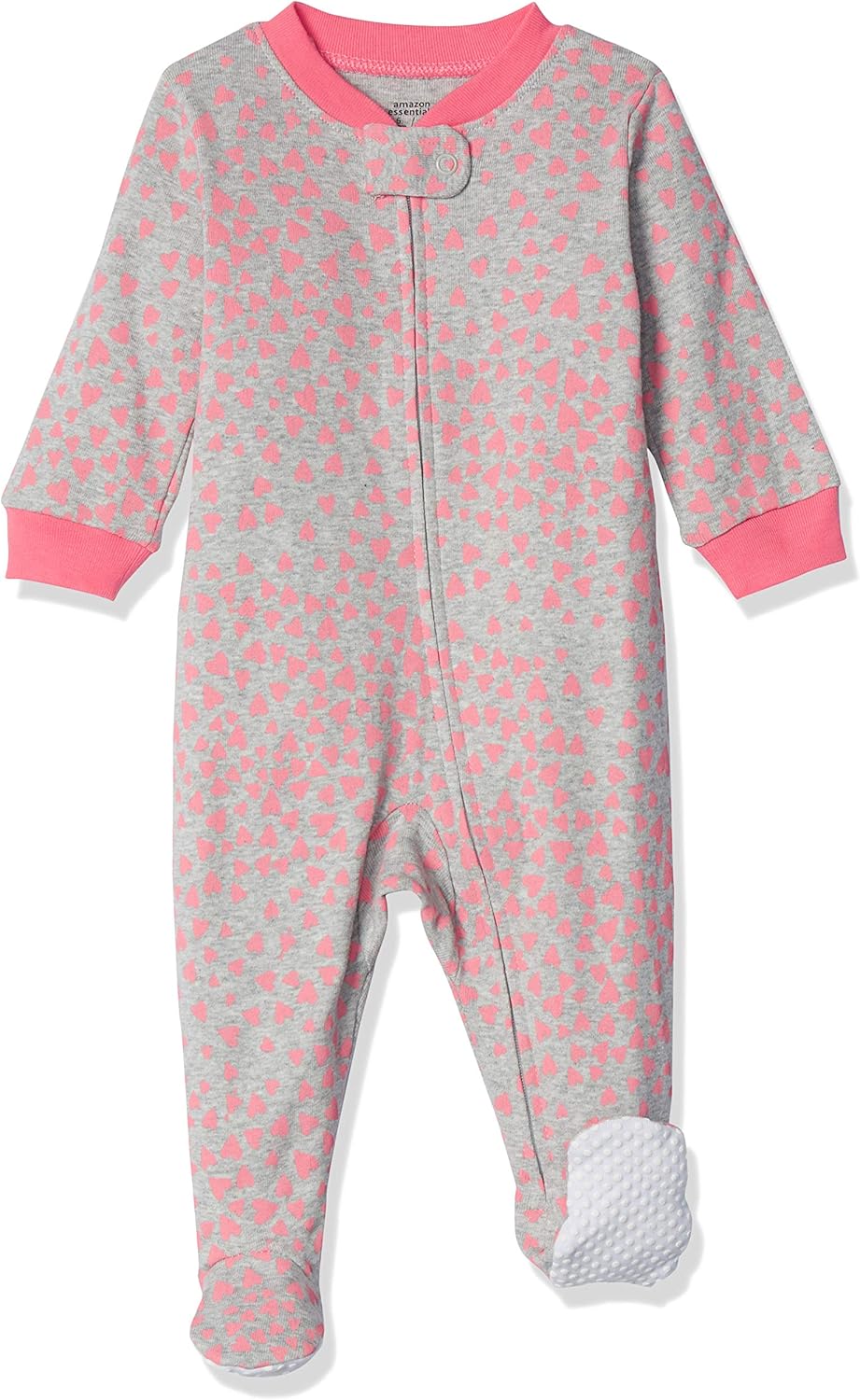 Essentials Baby Cotton Footed Zip-Front 2-Pack Sleep and Play Essentials Baby Cotton Footed Zip-Front 2-Pack Sleep and Play