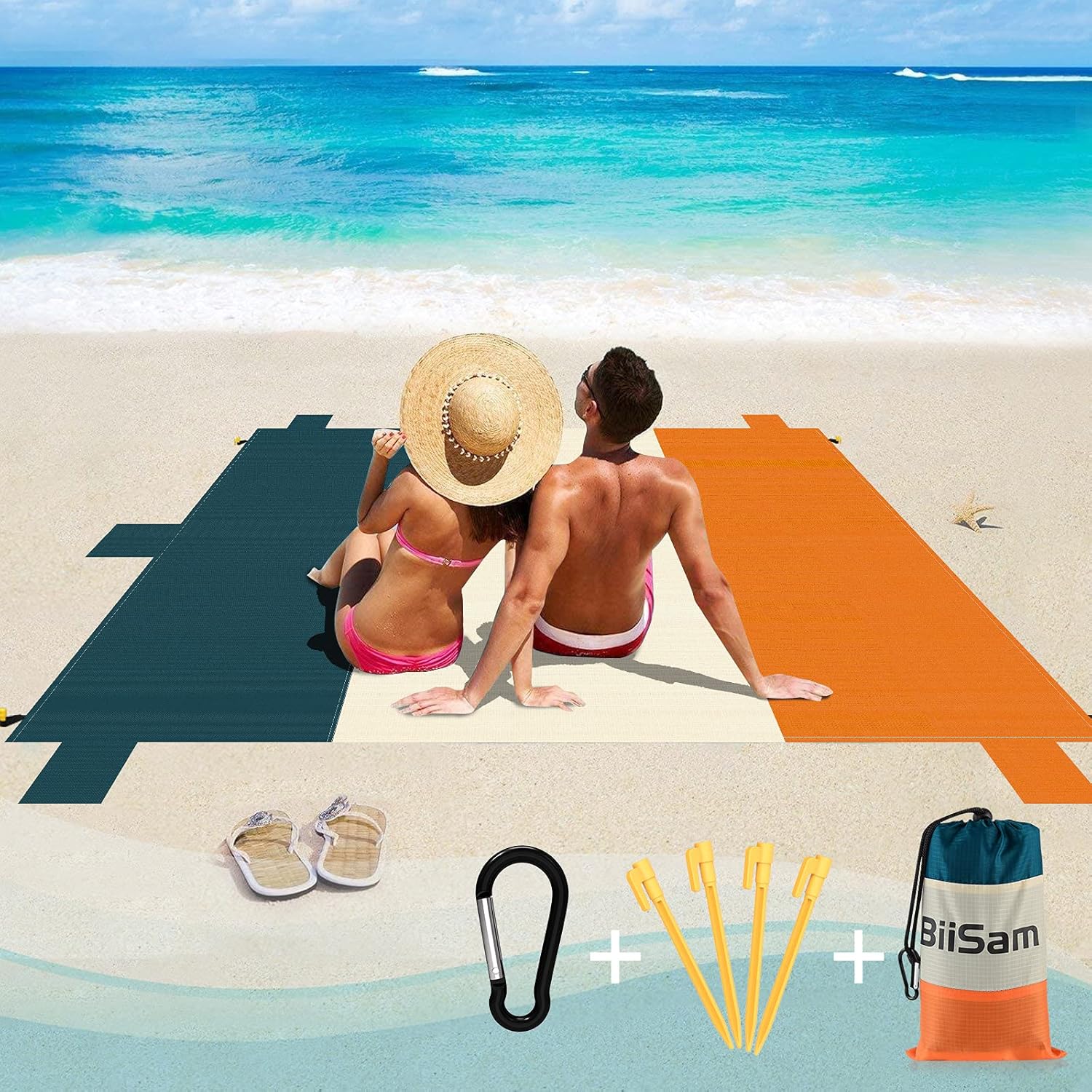 Suitable for 5-7 Adults Traveling and Music Festivals SANPUK Portable Waterproof Beach Blanket 83 X 78 Sand Free Beach Mat Outdoor Beach Blanket Sandfree Picnic Mat Extra Large Camping Suitable for 5-7 Adults Traveling and Music Festivals SANPUK Portable Waterproof Beach Blanket 83 X 78 Sand Free Beach Mat Outdoor Beach Blanket Sandfree Picnic Mat Extra Large Camping