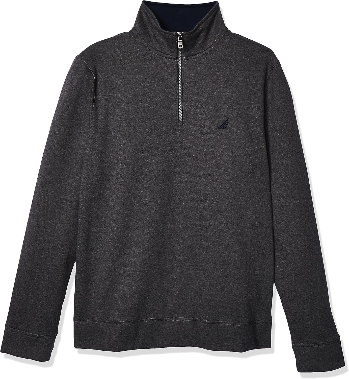 Nautica Men's Solid 1/4 Zip Fleece Sweatshirt Nautica Men's Solid 1/4 Zip Fleece Sweatshirt