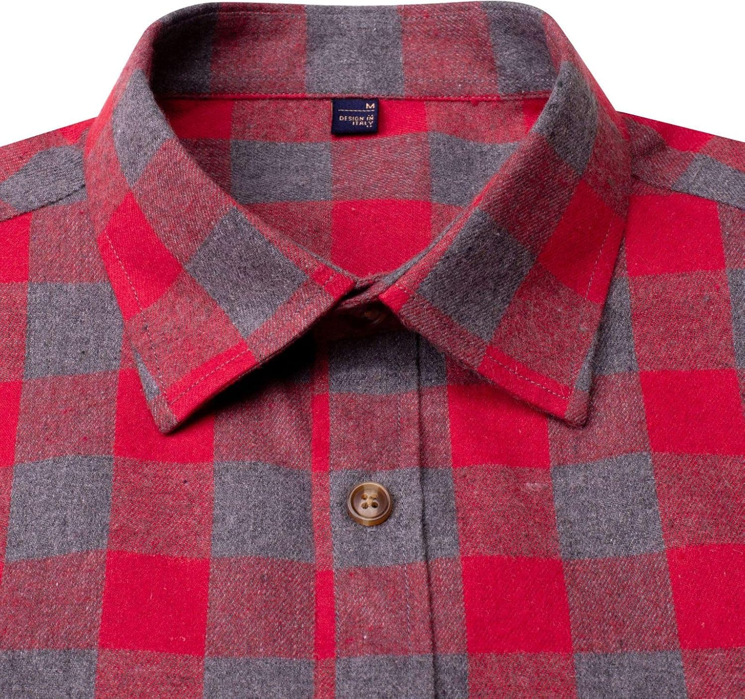 J.Ver Men's Flannel Plaid Shirts Long Sleeve Regular Fit Button Down Casual J.Ver Men's Flannel Plaid Shirts Long Sleeve Regular Fit Button Down Casual