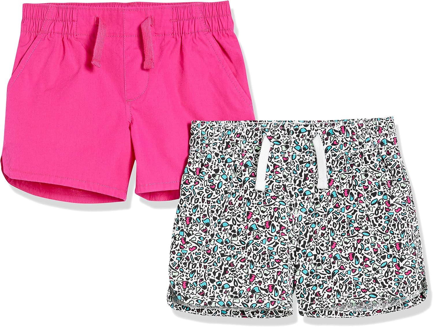 Essentials Girls' 2-Pack Active Running Short 