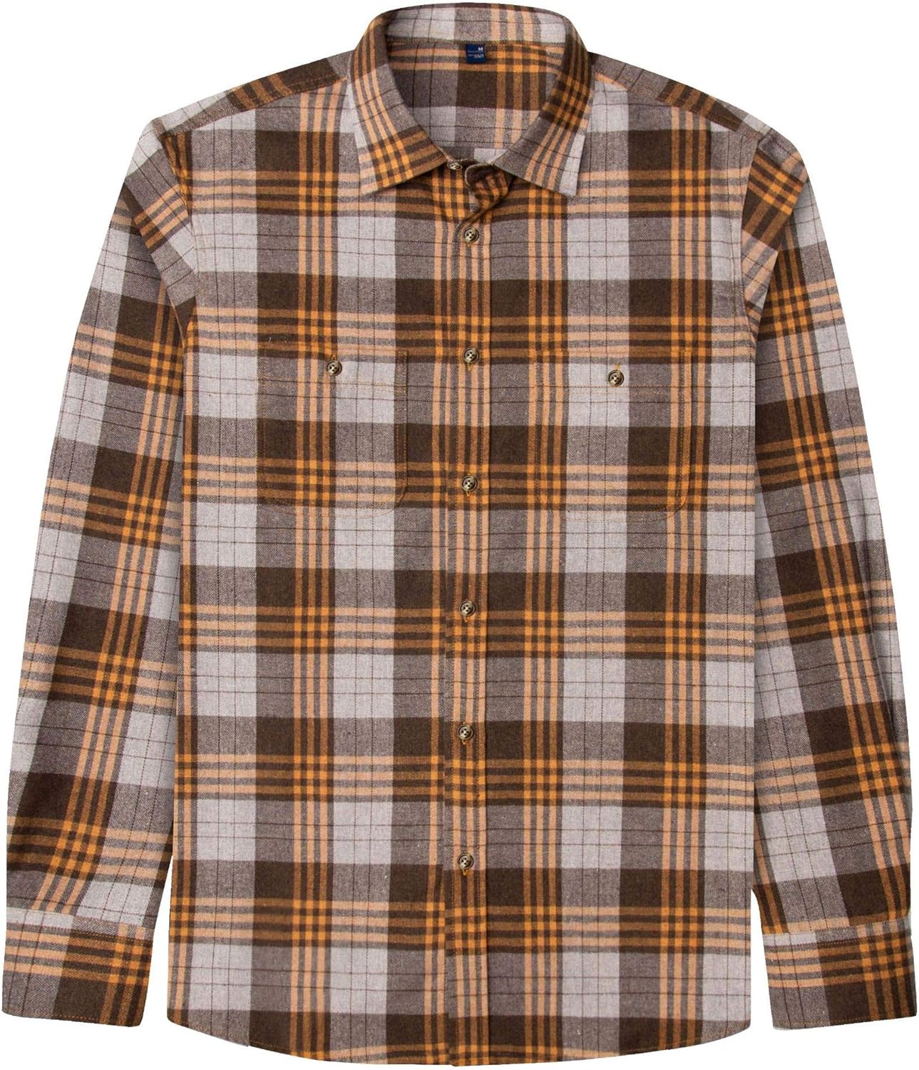 J.Ver Men's Flannel Plaid Shirts Long Sleeve Regular Fit Button Down Casual J.Ver Men's Flannel Plaid Shirts Long Sleeve Regular Fit Button Down Casual