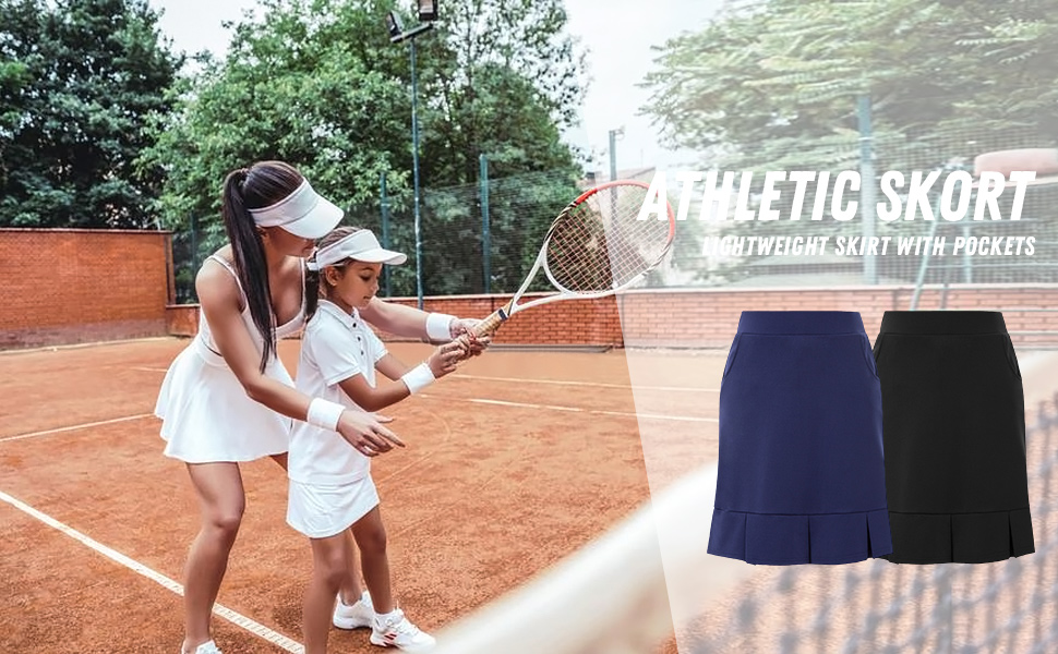 GRACE KARIN Women's Active Athletic Skort Lightweight Skirt with Pockets 