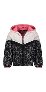 LONDON FOG Baby Girls' Bow Belt Jewel Tone Heavyweight Jacket 