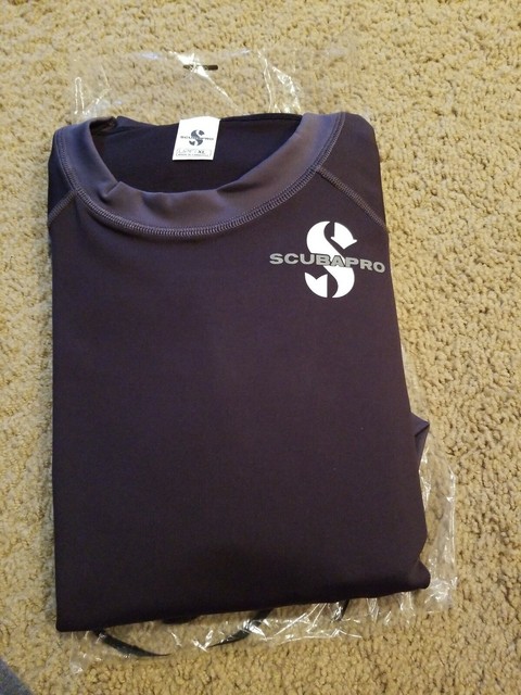 Scubapro Men's UPF 50 Channel Flow Short Sleeve Rash Guard 