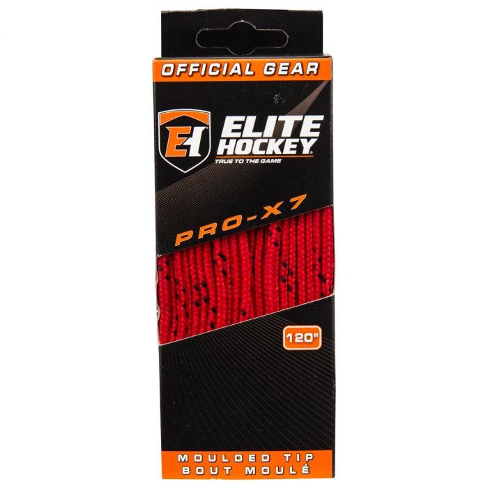 Elite Hockey PRO-X7 Wide Molded Tip Cotton Hockey Skate Laces Color, Size Choice Elite Hockey PRO-X7 Wide Molded Tip Cotton Hockey Skate Laces Color, Size Choice