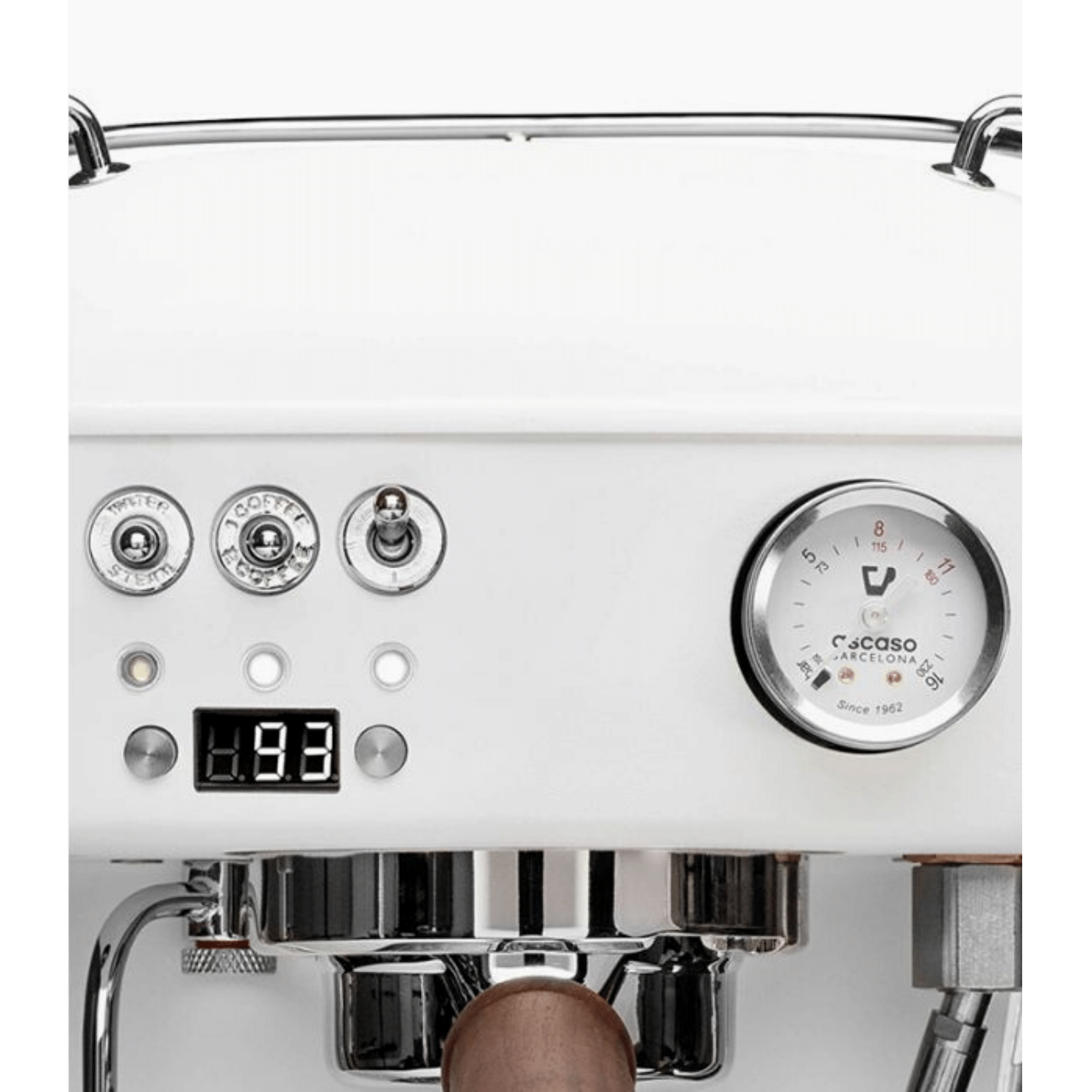 Ascaso Dream PID Programmable Home Espresso Machine w/Volumetric Controls 120V Polar White Ascaso Dream PID Programmable Home Espresso Machine w/Volumetric Controls 120V Polar White
