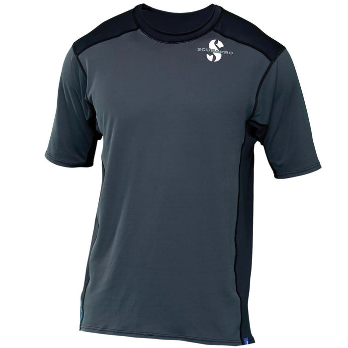 Scubapro Men's UPF 50 Channel Flow Short Sleeve Rash Guard 