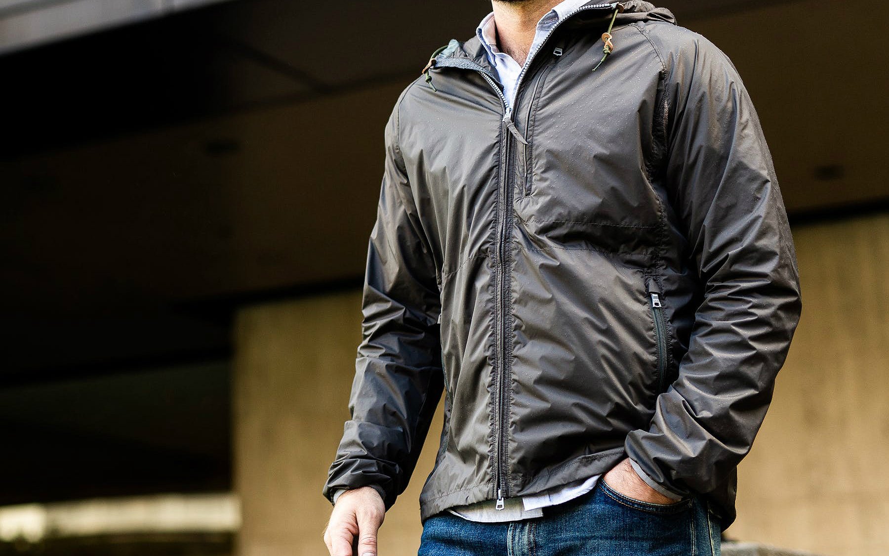 Rodeel Mens Lightweight Windbreaker Raincoat Water Resistant Jacket with Hood for Outdoor Rodeel Mens Lightweight Windbreaker Raincoat Water Resistant Jacket with Hood for Outdoor
