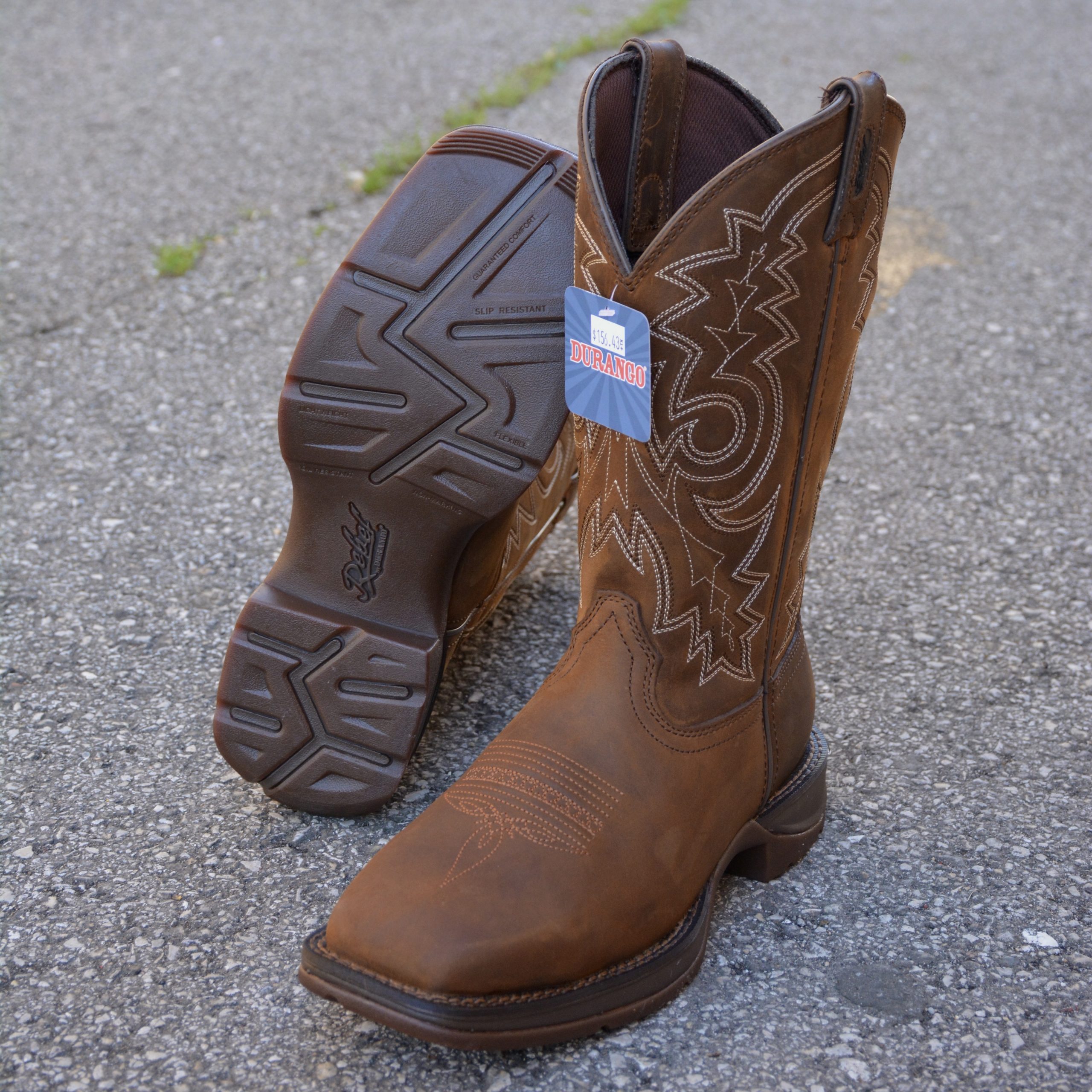 Durango Steel Toe Pull-on Western Boot 